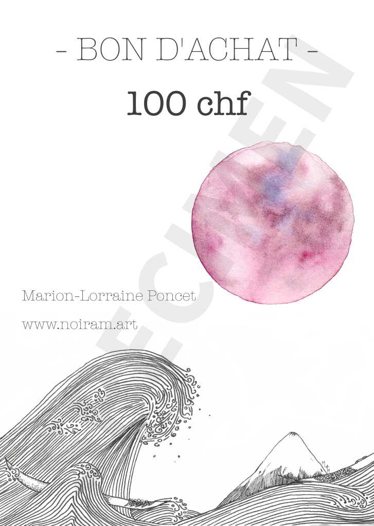 mlam noiram marion-lorraine poncet aquarelle bon d'achat