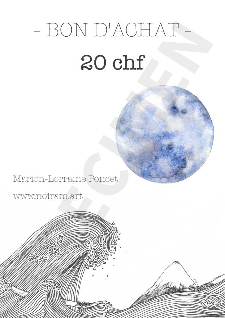 mlam noiram marion-lorraine poncet aquarelle bon d'achat